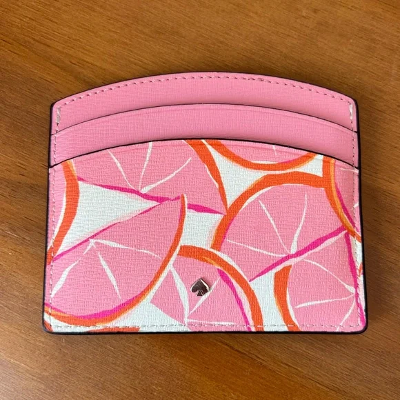 Kate Spade Spencer Grapefruit Cardholder - Picture 3 of 4